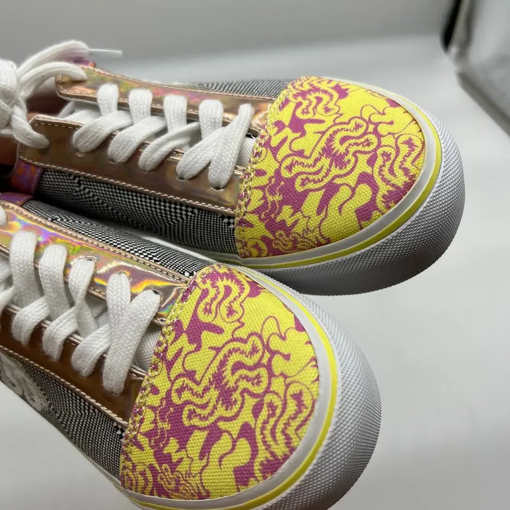 AIRWALK Alya Sneakers Shoes for Women Multi colored graphic design Size 6.5M